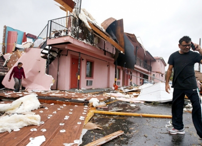 Tornado damages New Orlean 