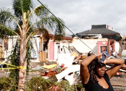 Tornado damages New Orlean 
