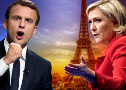 The concluding debate of Le Pen and Emmanuel Macron 