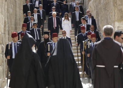 Trump Visits Western Wall, Church of the Holy Sepulcher in Jerusalem