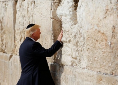 Trump mengunjungi Tembok Barat, Gereja di Jerusalem