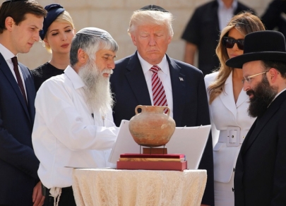 Trump mengunjungi Tembok Barat, Gereja di Jerusalem