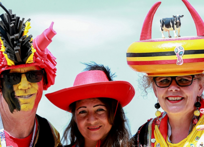 What fans are wearing at the World Cup 2018