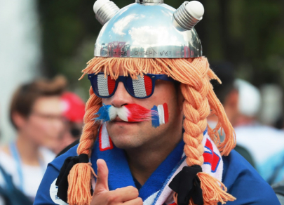 What fans are wearing at the World Cup 2018