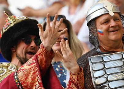 What fans are wearing at the World Cup 2018